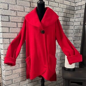 🎁 Charlie Paige Vibrant Red Outerwear Just In Time For The Holidays 🎁